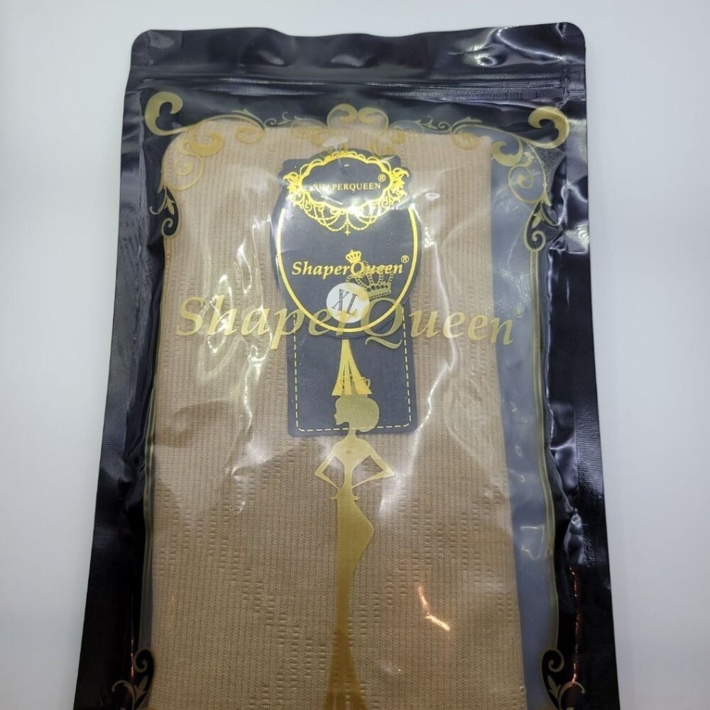 ShaperQueen Undergarment Light Tan Open‎ Crotch Waist Trimmer Women XL Figure